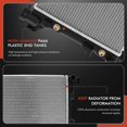 thumbnail image 6 of A-Premium Engine Coolant Radiator Assembly with Transmission Oil Cooler Compatible with Dodge & Chrysler Spirit, Shadow, Daytona & Plymouth Acclaim, Automatic Transmission, Replace# 8011108, 4401036, 6 of 8
