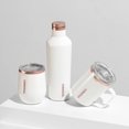 thumbnail image 2 of Corkcicle Classic 16 Oz Canteen Stainless Steel Water Bottle, White Rose, 2 of 2