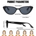 thumbnail image 4 of Joopin Retro Cat Eye Sunglasses For Women Trendy Narrow Vintage Cute Sunnies, 4 of 8