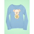 thumbnail image 3 of Cute Teddy Bear With Honey Long Sleeve Toddler -Image by Shutterstock,  2 Toddler, 3 of 4