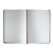 Boorum & Pease Record/Account Book, 300-Page, Black/Red