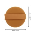 thumbnail image 2 of Unique Bargains 1 Pc Round Powder Puff for Travel Dressing Tables Orange Hydrophilic Polyurethane, 2 of 5