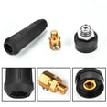 thumbnail image 4 of 1Pcs DKJ10-25 Black European Style Welding Cable Rapid Connector Quick Fitting Adapter, 4 of 9