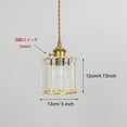 thumbnail image 3 of KAYYELAMP H-Type Track Lamp Crystal Lampshade Brass Finish Base Adjusted Cord Modern Track Pendant Light for Island Kitchen Dining Table Loft(No Bulb, Track), 3 of 7