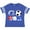 Football Blue and White, variant on Inktastic Go, USA Soccer, Football Boys or Girls Toddler T-Shirt