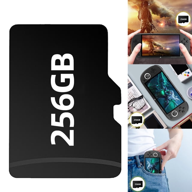 WDOplteas Tarjeta Memoria para Juegos Tarjeta Juego para Consola Juegos Portátil TRIMUI Smart Pro (256G)