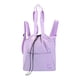 thumbnail image 1 of Bolsa organizadora con cordón y bolsillo, mochila informal para baile latino y claqué. Morado claro, 1 of 9