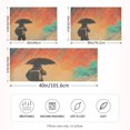 thumbnail image 2 of Yayeee Pillowcase Standard Size Set of 2 Satin Wrinkle Resistant Pillow Case, Astronaut in Rain, 2 of 7
