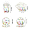 thumbnail image 3 of dajkiuy Easter Day Tableware Set, Happy Easter Bunny Party Disposable Decorations Paper Plates Napkins Cups for Holiday Party Supplies Serves 20, 3 of 7