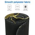 thumbnail image 7 of "Upgrade Your Desk Experience: Large, Non-Slip Rubber Base Desk Mat - Waterproof, Durable Seamed Edges. Perfect for Keyboards, Big XL Black Mousepad - 31.5x11.8 inch.", 7 of 7
