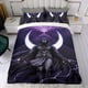 thumbnail image 4 of Caballero Luna Conjunto de sábanas temático, trío de piezas, cómodo y amigable con la piel, diseño único, regalo de decoración para el hogar para familiares, amigos y fans,135cm *200cm, 4 of 6