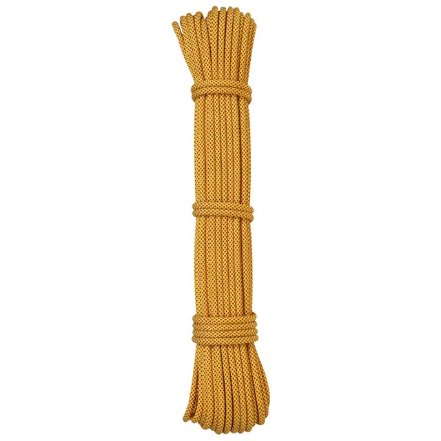 Soidarity 1 metro Dia.6mm núcleos de cuerda de escalada Paracord para cuerda de paracaídas de supervivencia cordón Camping cuerda de escalada senderismo Escalada Amarillo 1M Soidarity OD000785-07