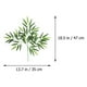 thumbnail image 3 of 2 unids Simulción Hojas de bambú Accesorio de plantas decorativas Adorno de bambú (verde), 3 of 5