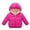 Hot Pink, variant on REDARER Kids Hooded Puffer Coat, Thick Winter Jacket for Toddler Boys Girls, Warm Plush Outerwear for Baby,Size:12-18 Months