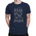 thumbnail image 2 of Gothic "Slay or Be Slain" Graphic Men's T-shirt, 2 of 3