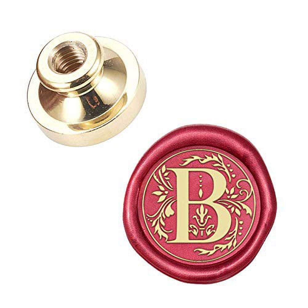 Wax Seal Stamp Head - Brass - 8 Patterns Available - ApolloBox