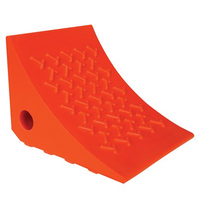 NS Traffic Safety Orange Urethane Wheel Chock, 2 lb. (1 Unit)