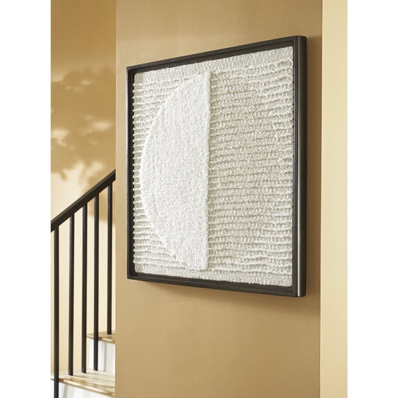 Signature Design by Ashley Bachard Fabric Wall Decor, Textured Decorative Wall Art