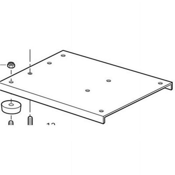 Allegro Industries 9500-89 Blower Base Plate