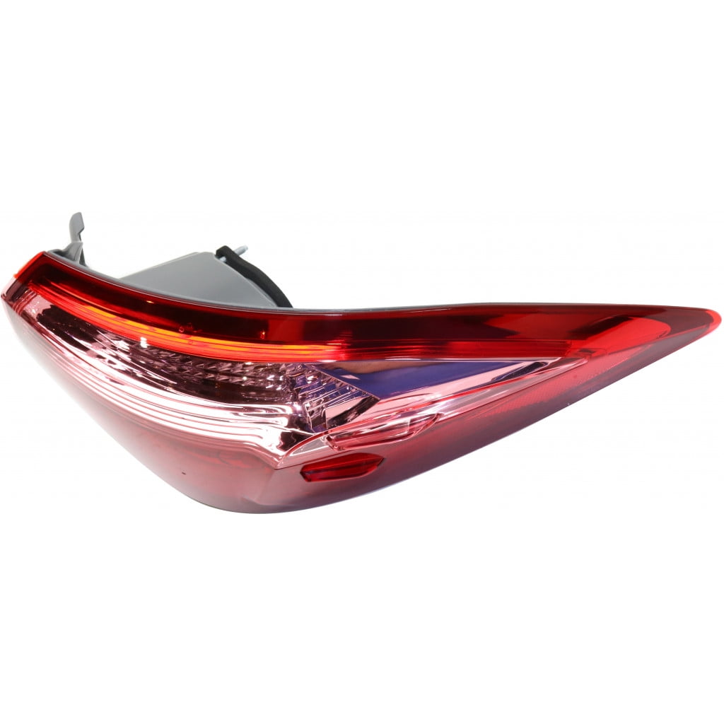 Tail Light Compatible With 2017-2019 Toyota Corolla Right Passenger Side, Outer With bulb(s)