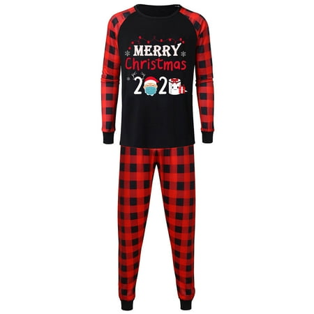 

Home Pajama Suit Long-sleeved Cartoon Printed Christmas Home Wear