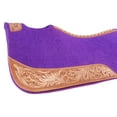 thumbnail image 3 of Horse SADDLE PAD Western Contoured Wool Felt Therapeutic Purple 39177PR, 3 of 5