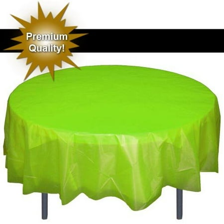 Premium Round Lime Green table cover Lime Green 84" Round