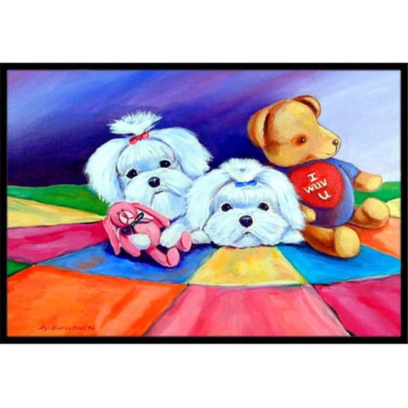 18 x 27 in. Maltese Indoor Outdoor Mat