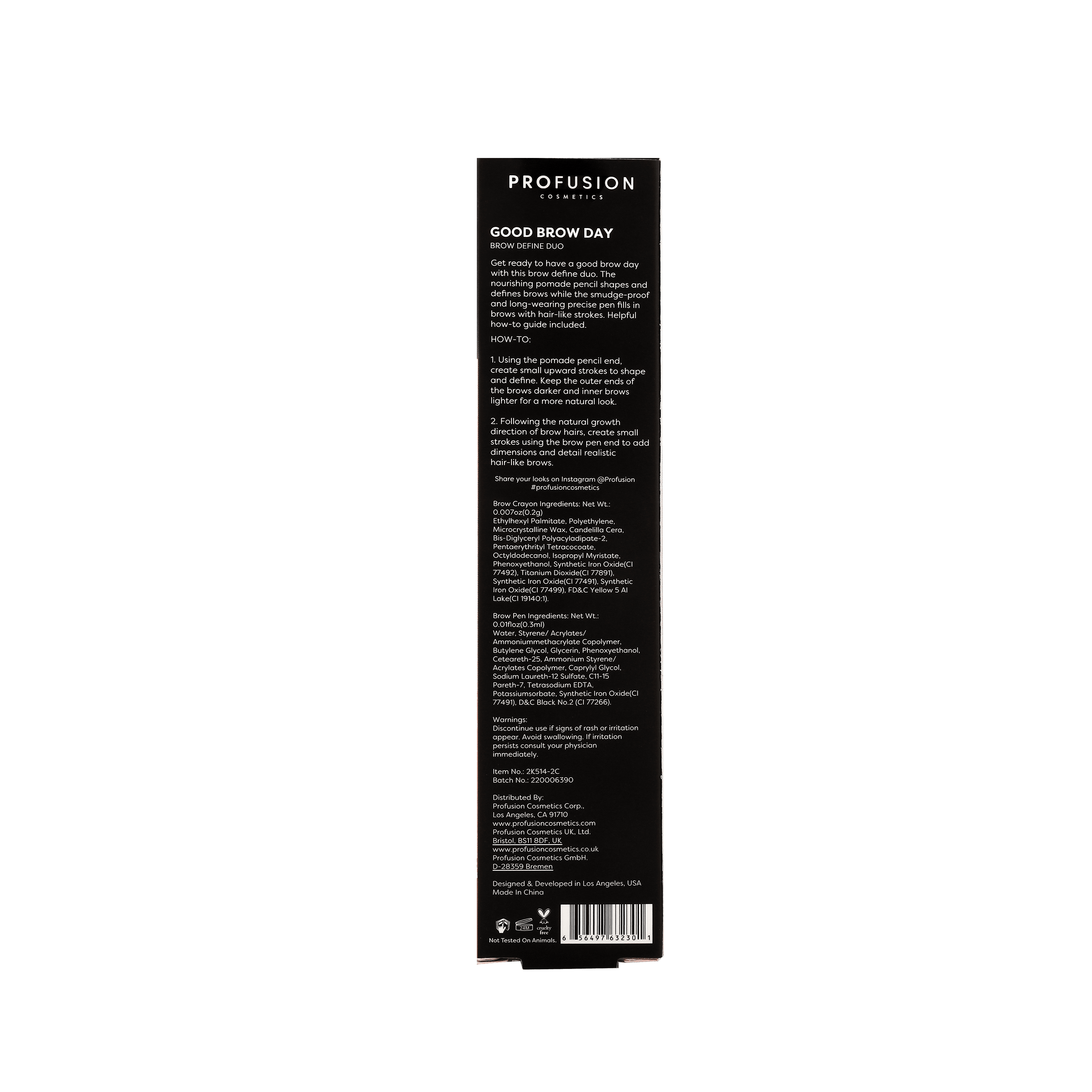Profusion Cosmetics Good Brow Day - Brow Define Duo - Soft Brown
