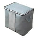 thumbnail image 1 of Xihbxyly Bolsa de Almacenamiento Grande, Asas Suaves Reforzadas, Cierre de Cremallera Resistente, Organizador Plegable para Ropa, Mantas y Ropa de Cama, Solución de Almacenamiento Multiusos para Dorm, 1 of 3
