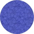 thumbnail image 1 of Ahgly Company Tapis d'Intérieur Lavable en Machine Carré Bleu Transitionnel Orchidée Bleue, 3 Pieds Carré, 1 of 7