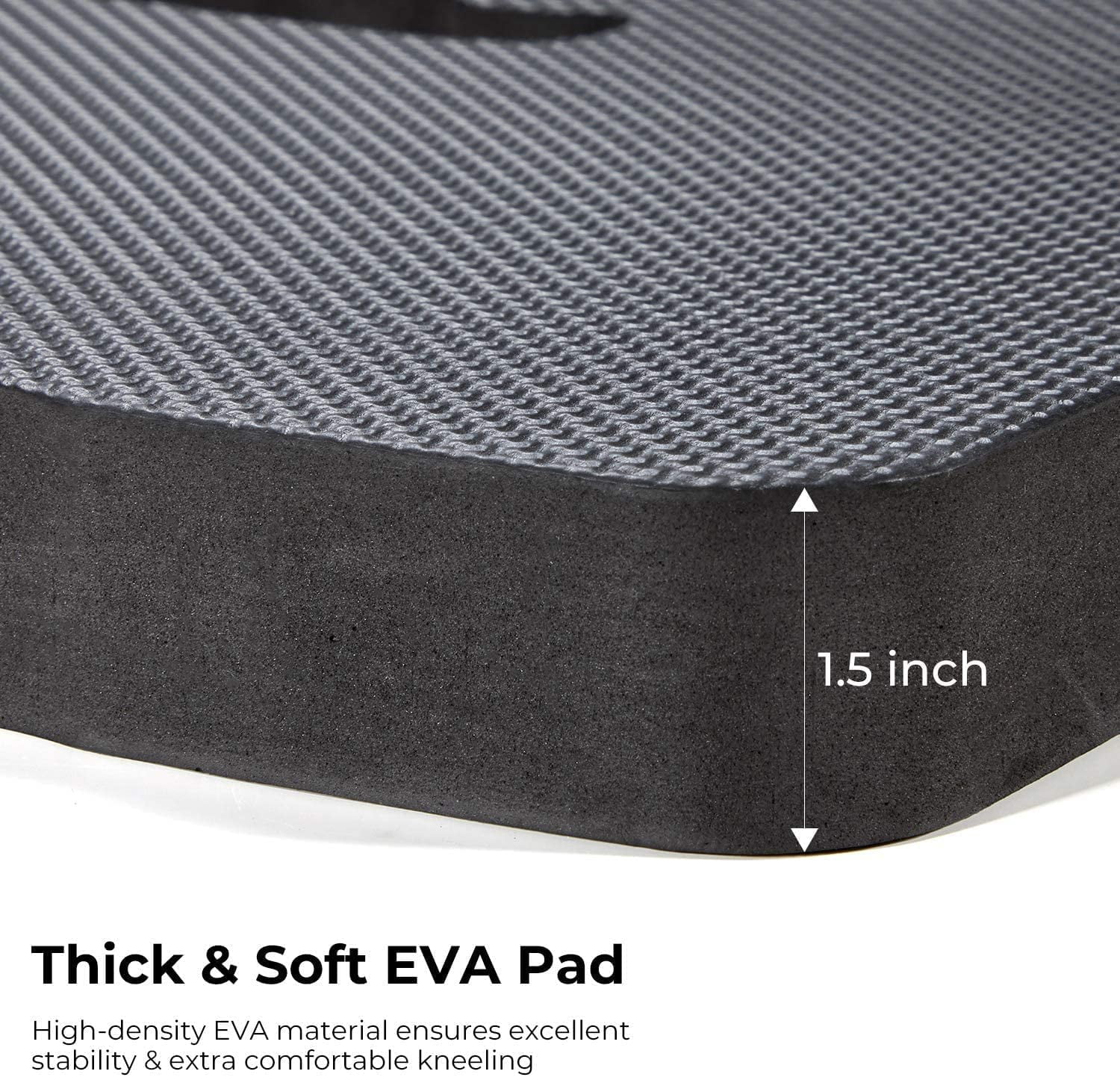 Premium Thick Kneeling Pad, 2-Pack Large Comfortable Gardening Knee Mat with 2 Different Surfaces, Extra Thick Knee Cushion Kneeler for Gardening Work Baby Praying, Gifts for Women Men Seniors