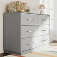 thumbnail image 3 of Graco Essentials 6 Drawer Nursery Double Dresser, Pebble Gray, 3 of 9