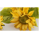 thumbnail image 4 of Xiao Hua 3 flores artificiales de girasol amarillo, flores falsas, flores artificiales para decoración de bodas, 4 of 5