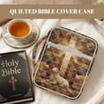 thumbnail image 7 of FOR U DESIGNS Sheep Cross Geometric Pattern Bible Cover Large Capacity Church Bag Bible Protective Washable Bible Holder Case Bible Carrier Tote Bag with Handle and Zipper, 7 of 7
