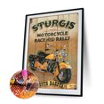 thumbnail image 2 of Cuadros Decorativos Cuadro de pintura de diamante redondo completo de póster Retro de motocicleta DIY 5D (NH771) Likrtyny embutido en tela, 2 of 8