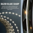 thumbnail image 4 of 325 Ft Barbed Wire, 1 Rolls Razor Wire Fencing, Galvanized Garden Wire,Waterproof And Antirust Small Fencing, Durable Barbwire, Concertina Wire For Garden Farm Manor [Single Wire], 4 of 8