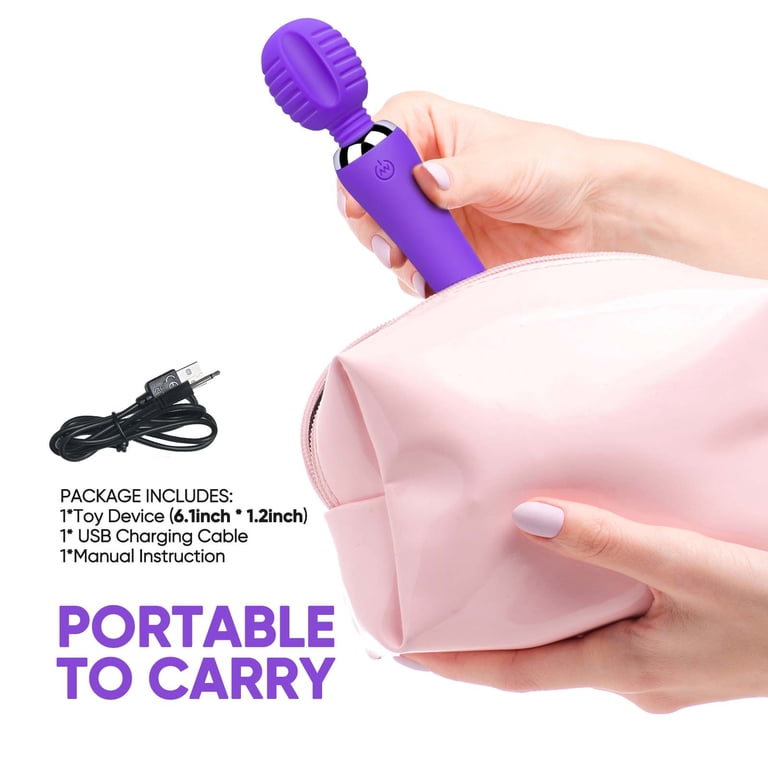 power tool sex toy Vibrator Wand, Powerful and Quiet Bullet Vibrator, G Spot Vibrator for  Women, Sex Toys for Women, Adult Toys with 10 Vibration Modes, Purple main image 1