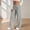 Gray, variant on Wensltd Casual Comfortable Outdoor Pants for Women Sweatshirt With Drawstring Summer Loose Wide Leg Pants with Pockets