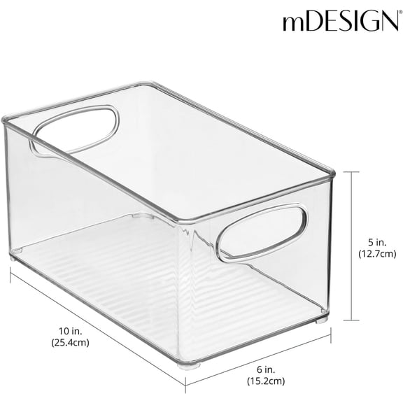 Plastic Home Closet Organizer - 4 Pack - Clear