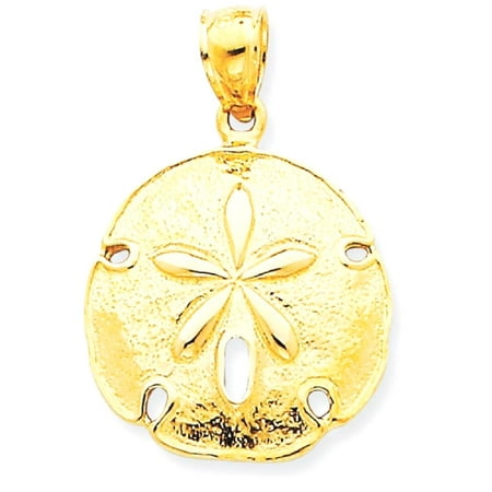 Gold Starfish Charm - ICE CARATS 14kt Yellow Gold Sand Dollar Sea Star Starfish Pendant Charm Necklace Shore Shell Fine Jewelry Ideal Gifts For Women Gift Set From Heart