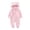 Pink, variant on WUANDIXFA Baby Girls Boys Clothes Baby Rompers Newborn Fleece Footie Snowsuit Winter Cartoon Warm Hooded Romper 0 3 6 18 24 Months Jumpsuit Outfits, AG, 6-9 Months
