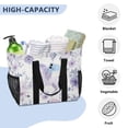 thumbnail image 5 of Large Hand-Held Storage Bag Kitchen Reusable Grocery Bags， Travel Tote Bags， Waterproof Tote，Laundry Bag，Beach Bag， Pool Bag Super Cute Purple Unicorn, 5 of 8