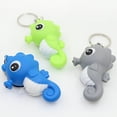 thumbnail image 6 of Naierhg Seahorse Keychain with LED Light Key Ring Holder Bag Car Ornament, 6 of 8
