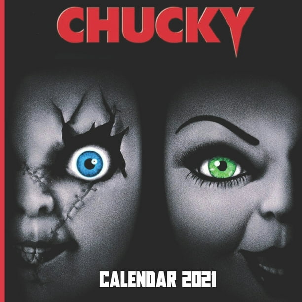 Calendar 2021 CHUCKY WALL CALENDAR 2021 8,5x8,5 FINISH GLOSSY HORROR