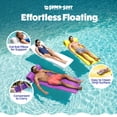thumbnail image 4 of TRC Recreation Sunsation 1.75" Thick Foam Pool Float Lounger w/ Headrest, 3 Pack, White, 4 of 7
