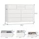 thumbnail image 4 of Cómoda ancha de 10 cajones para dormitorio – Mueble organizador con estructura de acero y superficie de madera – Diseño multifuncional para sala, pasillo o armario – Soporte para TV, tocador, 4 of 7