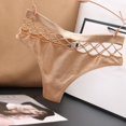 thumbnail image 2 of Panties for Women,Sheer Seamless Underwear Low Rise Thong For Women High Elasticity Lifting Comfortable Mesh Design,Womens Underwear,Beige,XL, 2 of 4