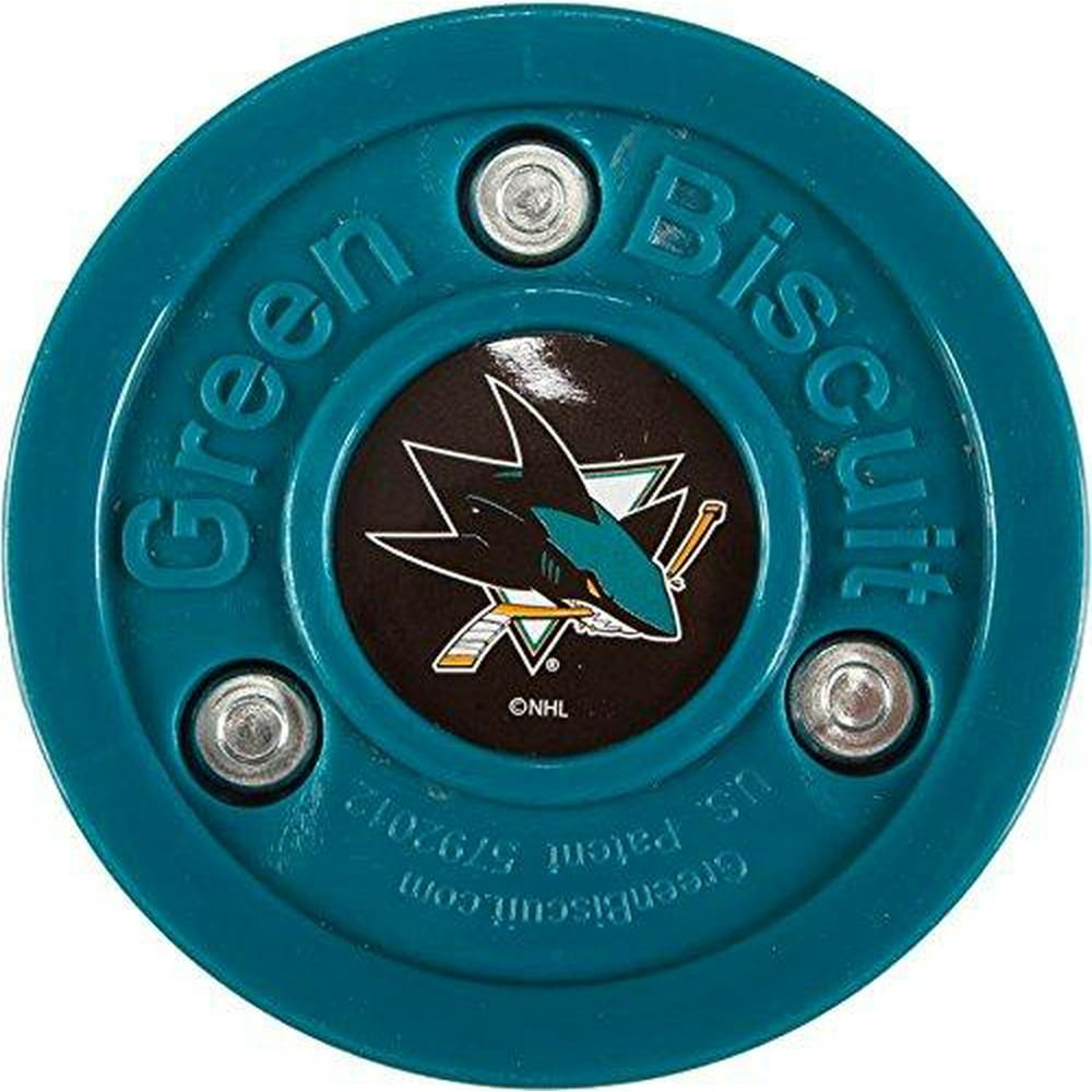 Green Biscuit Original NHL Team Name Stickhanding Training Puck