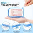 thumbnail image 3 of Funda rígida transparente con cierre, bolsa de plástico, bolsa de maquillaje transparente, 3 of 7